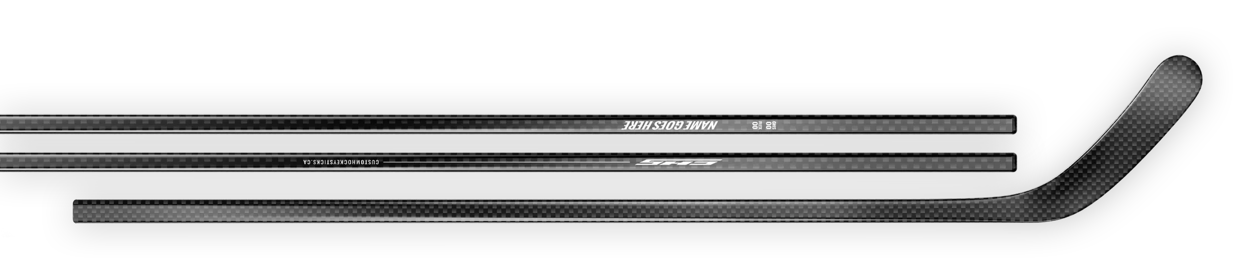 12K carbon fiber junior hockey stick.