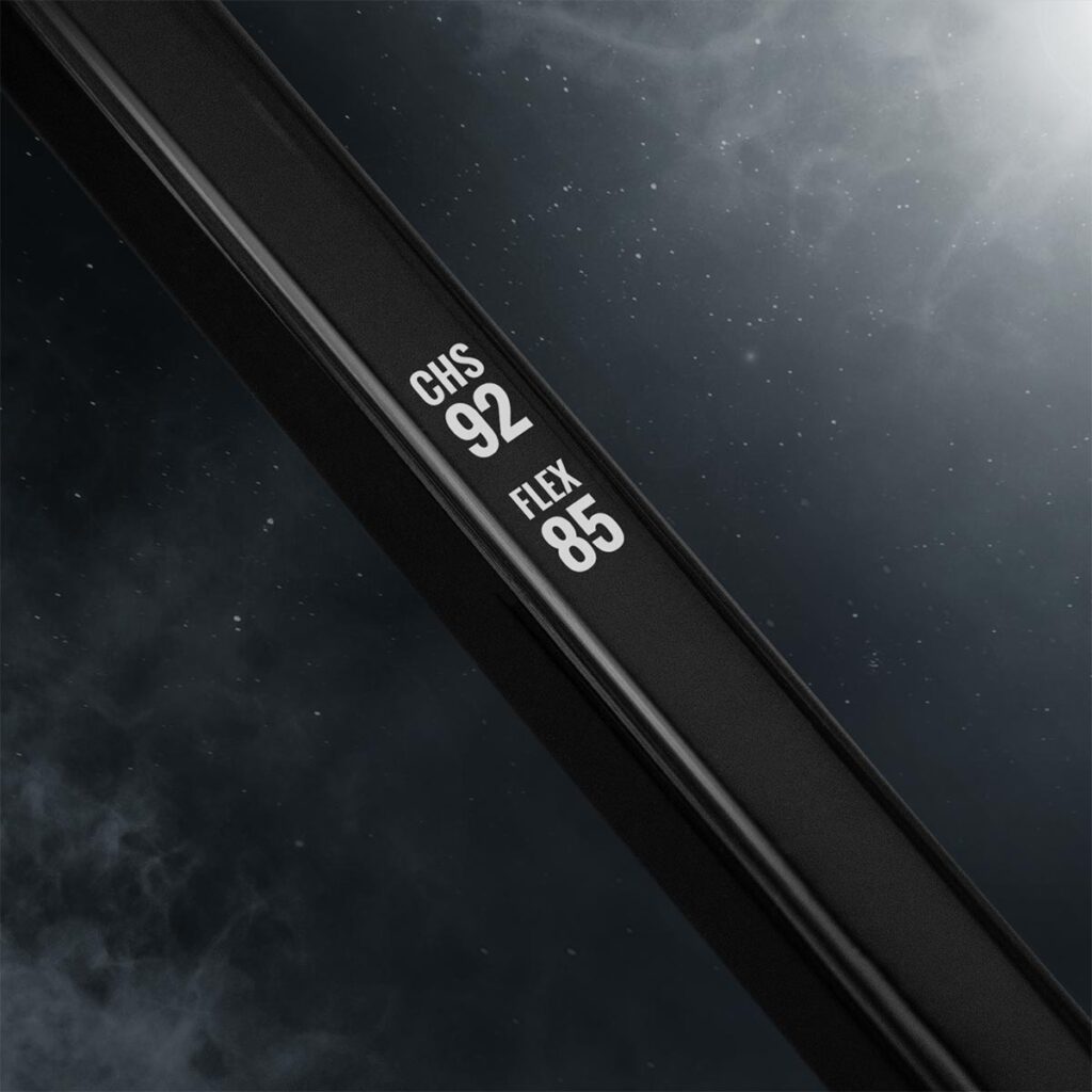 UD carbon fiber shaft of a hockey stick.