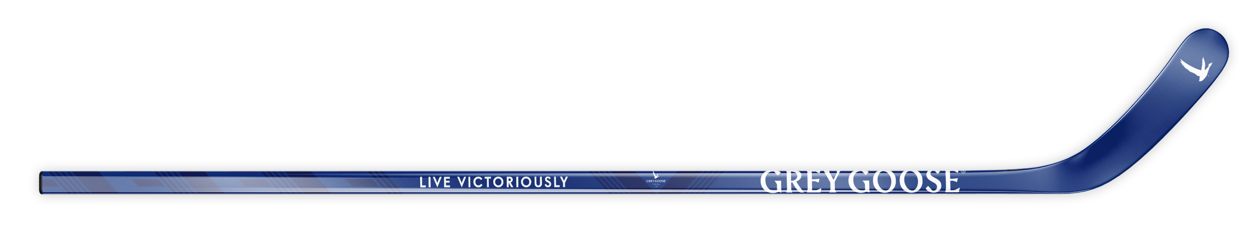 Grey Goose branded hockey stick.