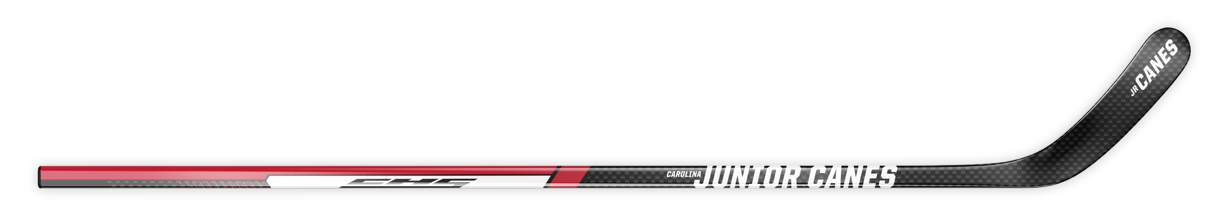 Junior Canes hockey stick.