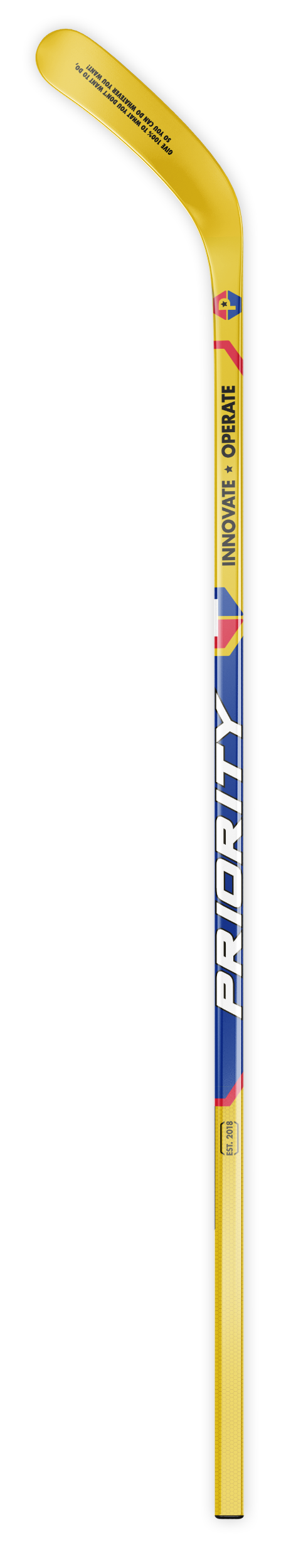 Custom-Hockey-Stick-Branded-Priority-vert