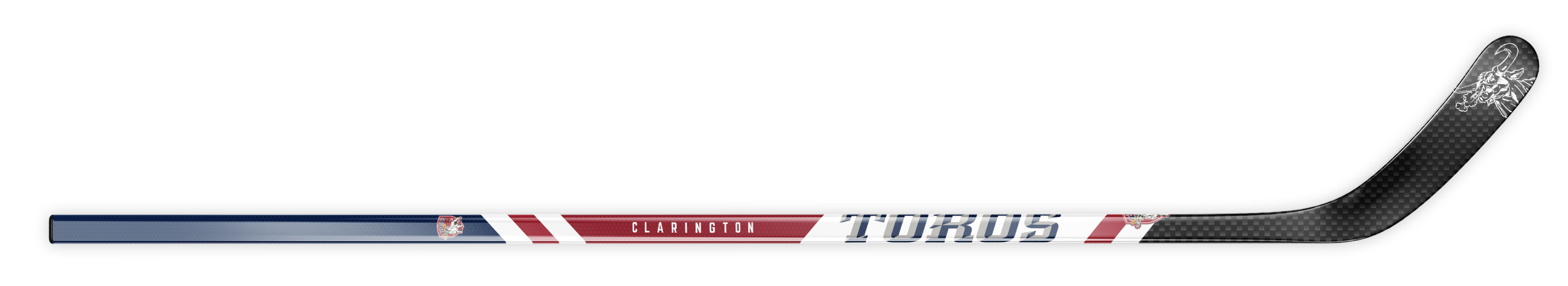 Toros branded hockey stick.